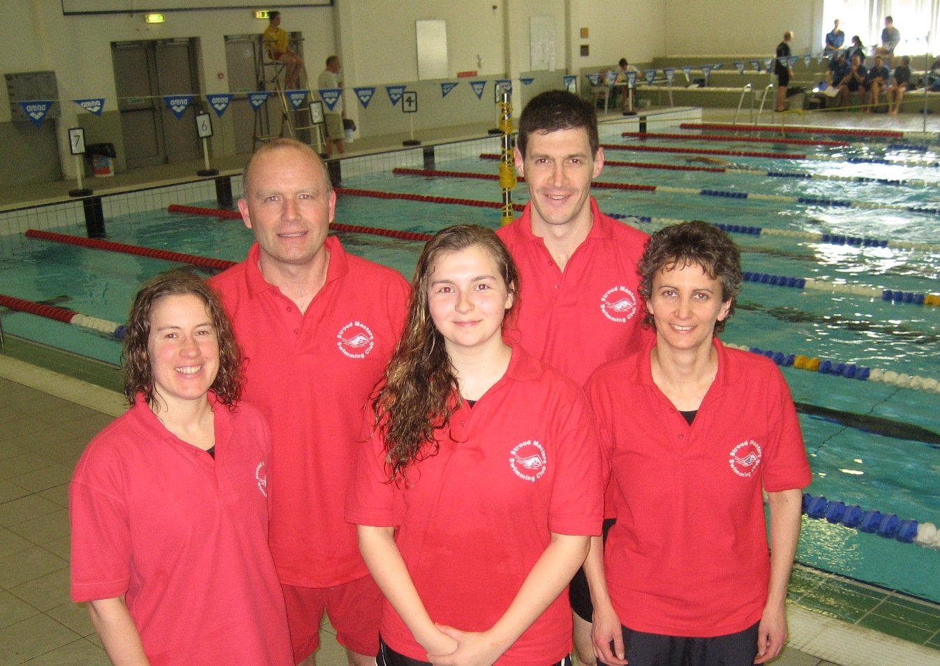 Front: Jessica Wooddisse, Zoe Browning, Jo Green Rear: Mark Partridge, Andy Tarr